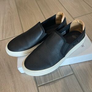 UGG Women’s Leather Slip On Sneakers
Size 9.5 US 
in great condition! Comfy shoe